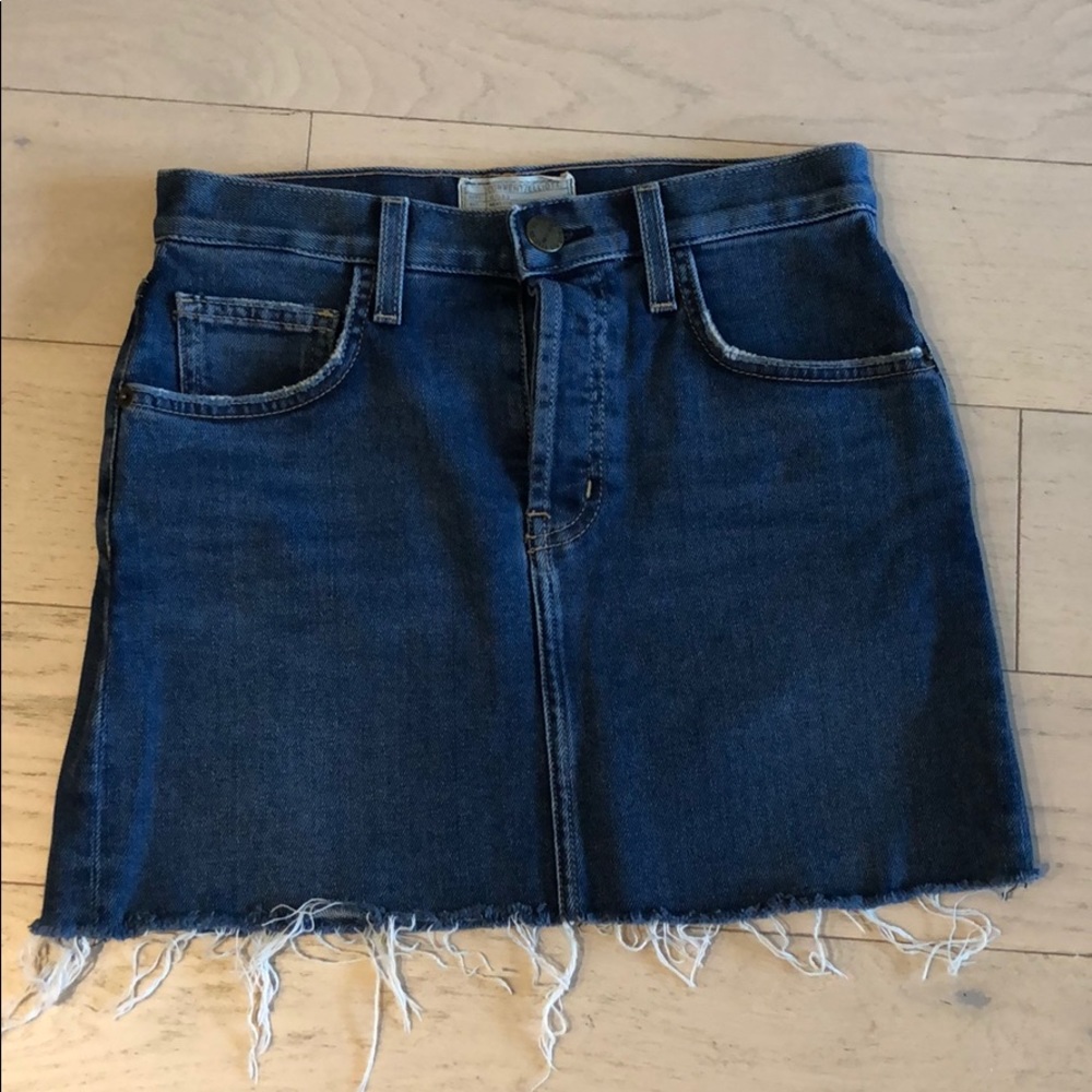 Current/Elliott Denim Mini Skirt